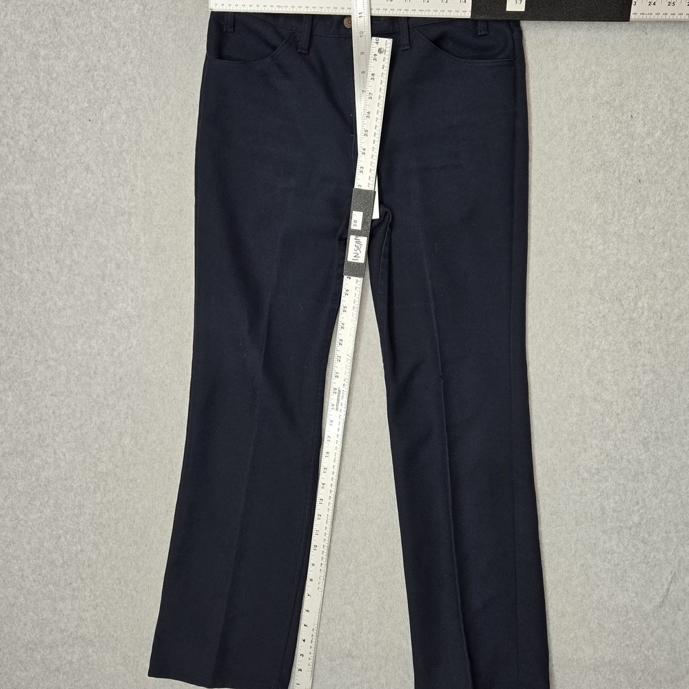 VINTAGE Levi's‎ 10517 Men Pants 34X32 Navy Dress Pants Dacron 80s 90s USA